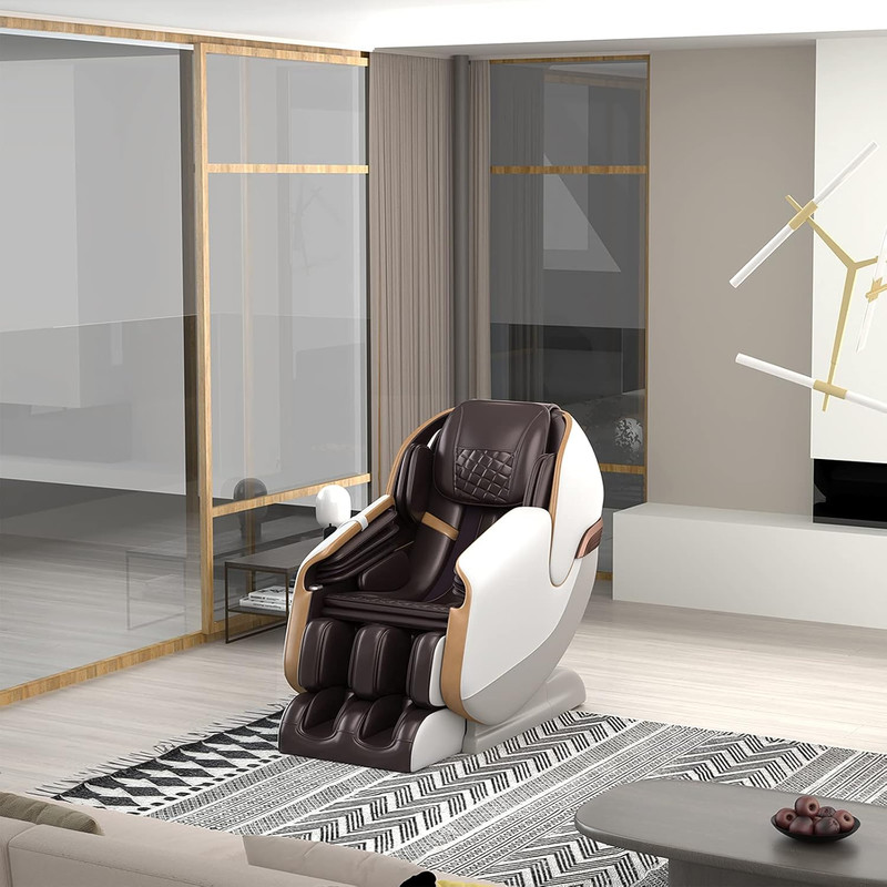 Massage Chair Full Body, Zero Gravity SL Track Shiatsu Recliner with Shortcut Ke gallery