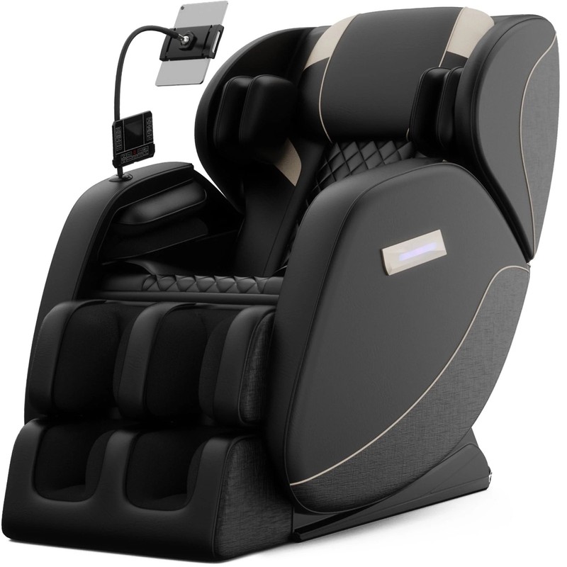 BILITOK Full Body Zero Gravity Massage Chair w/ Heating, Airbags, Bluetooth