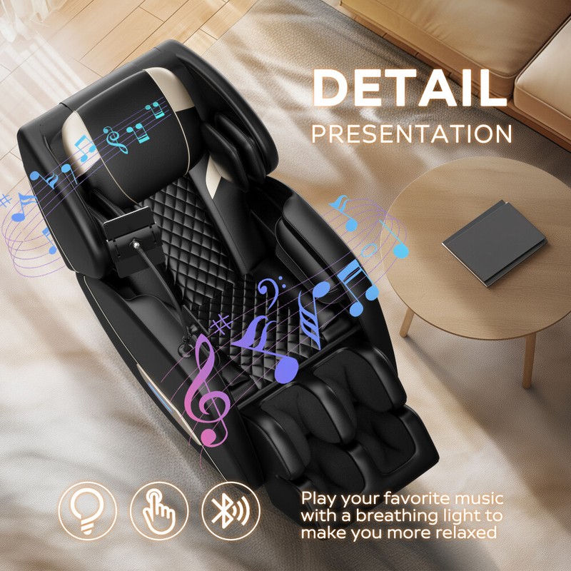 2026 Smart Massage Chair L Track Zero Gravity Full Body Heat Pain Relief gallery