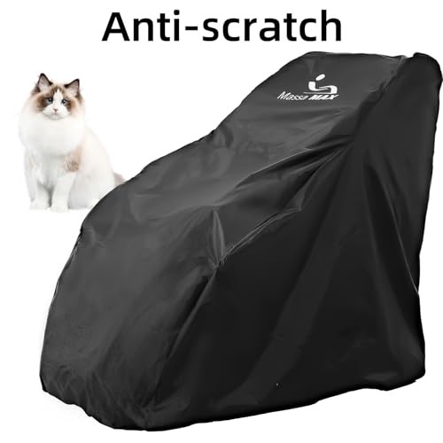 Massage Chair Protector with Secure Zipper, Durable & Pet massamax cover black gallery