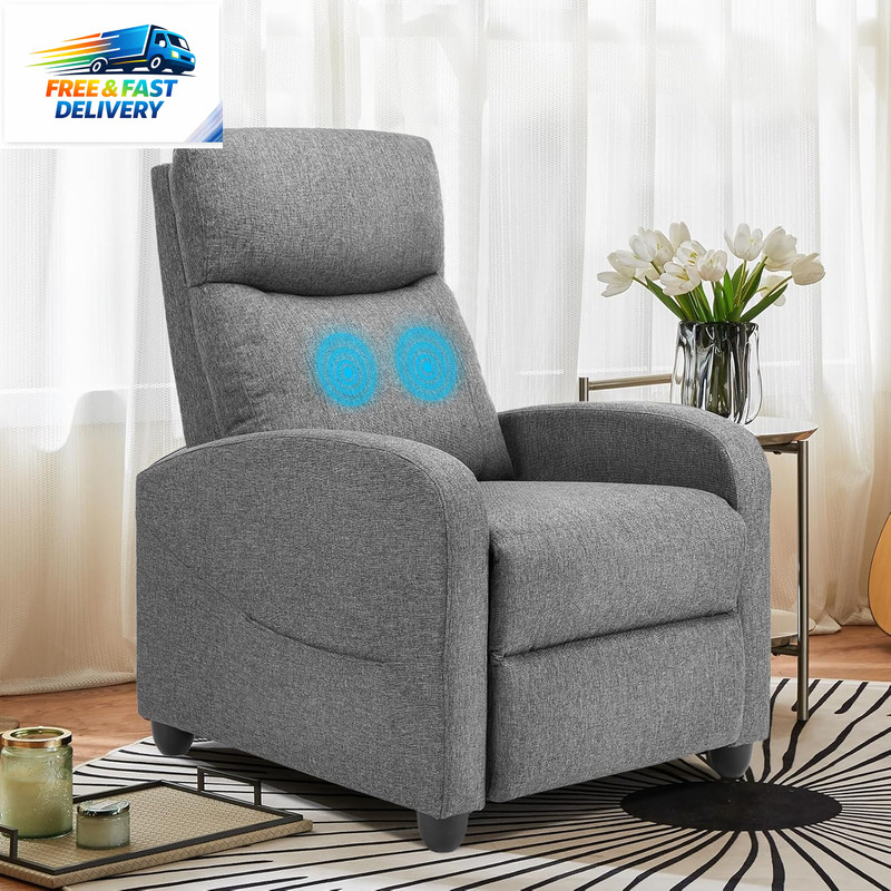 Massage Recliner Chair for Adults, Adjustable Home Theater Seating with Lumbar S gallery