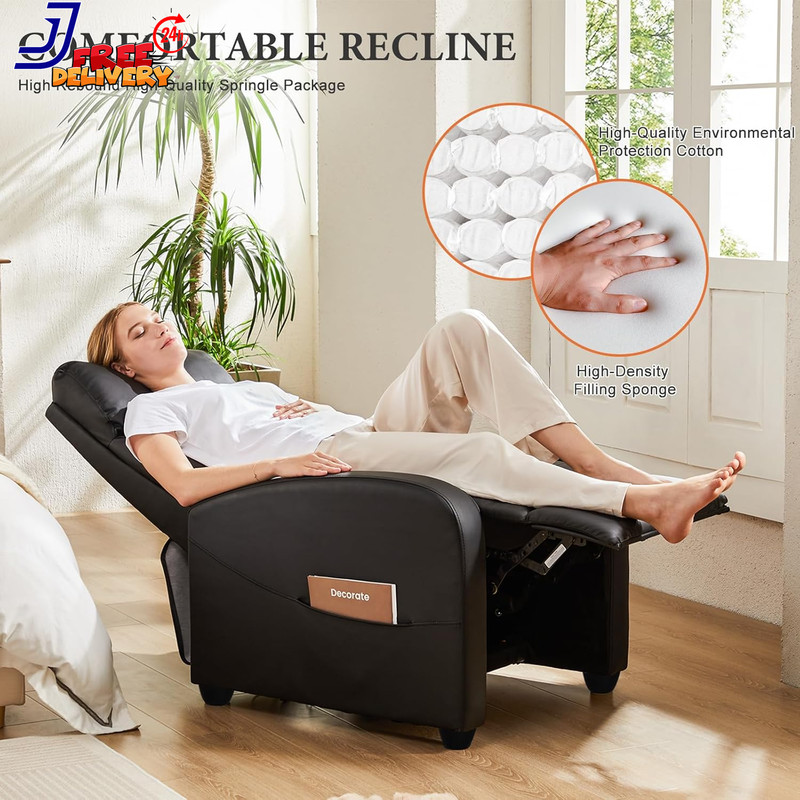 Massage Recliner Chair for Adults Adjustable Home Theater Seating with Lumbar Su gallery