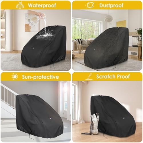 Massage Chair Cover, Waterproof Full Body Massage Chairs 63"D x 40"W x 55"H gallery