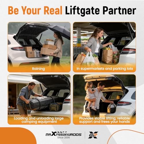 2PCS Rear Tailgate Power Hatch Lift Support Strut Left&Right for Toyota gallery