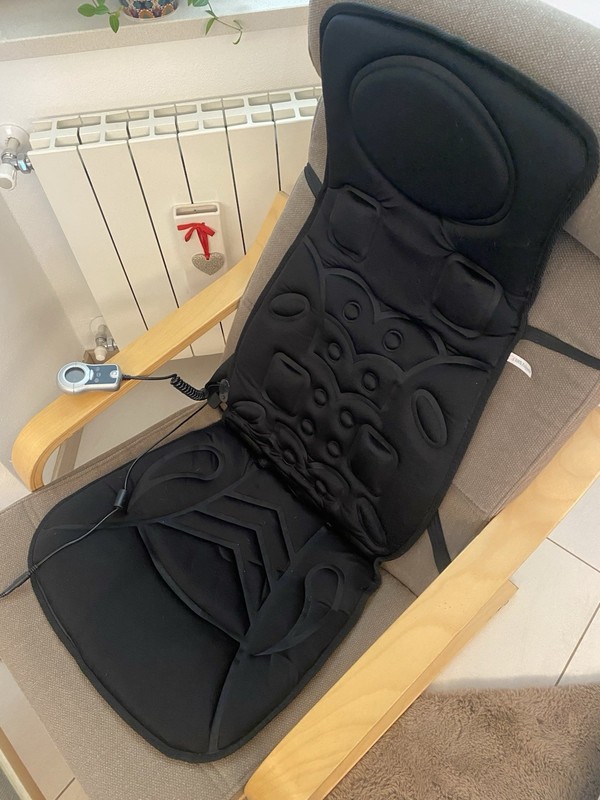 TRONIC H-3206 UNIVERSAL MASSAGE SEAT 12V 230V HEATING FUNCTION NEW gallery