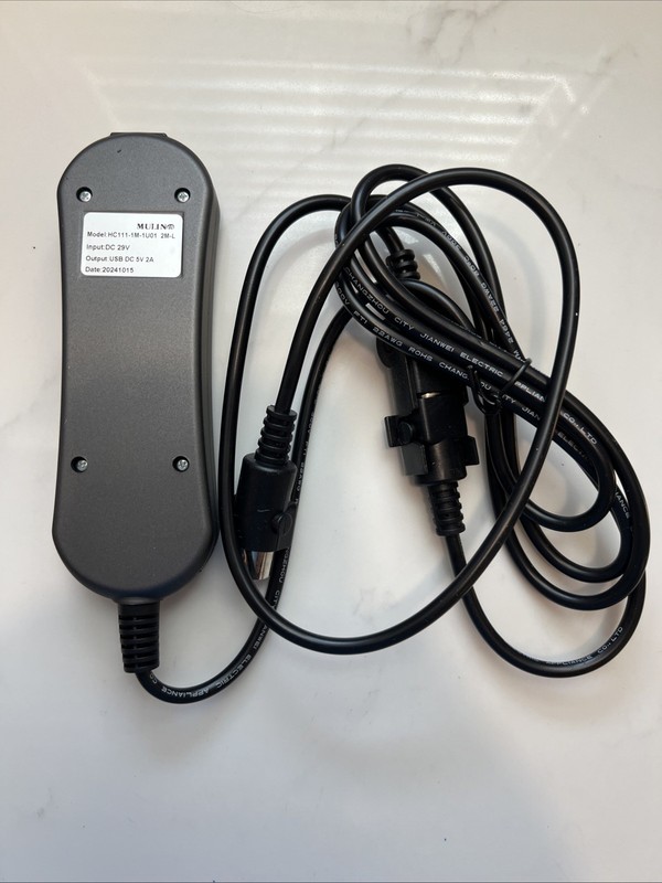 HC111-1M 5 Pin Black 2 Button Remote Control For Recliner Chair with USB Vjo3 gallery