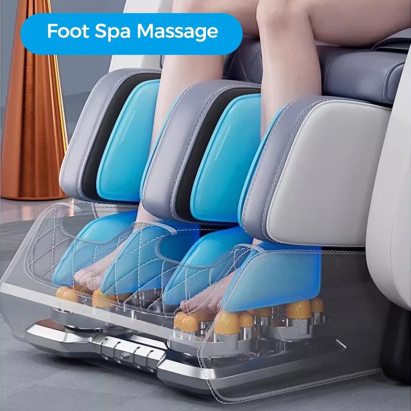 WANKO Serene Fixed-Point Massage Chair, Zero Gravity Recliner, LCD Touchscreen gallery