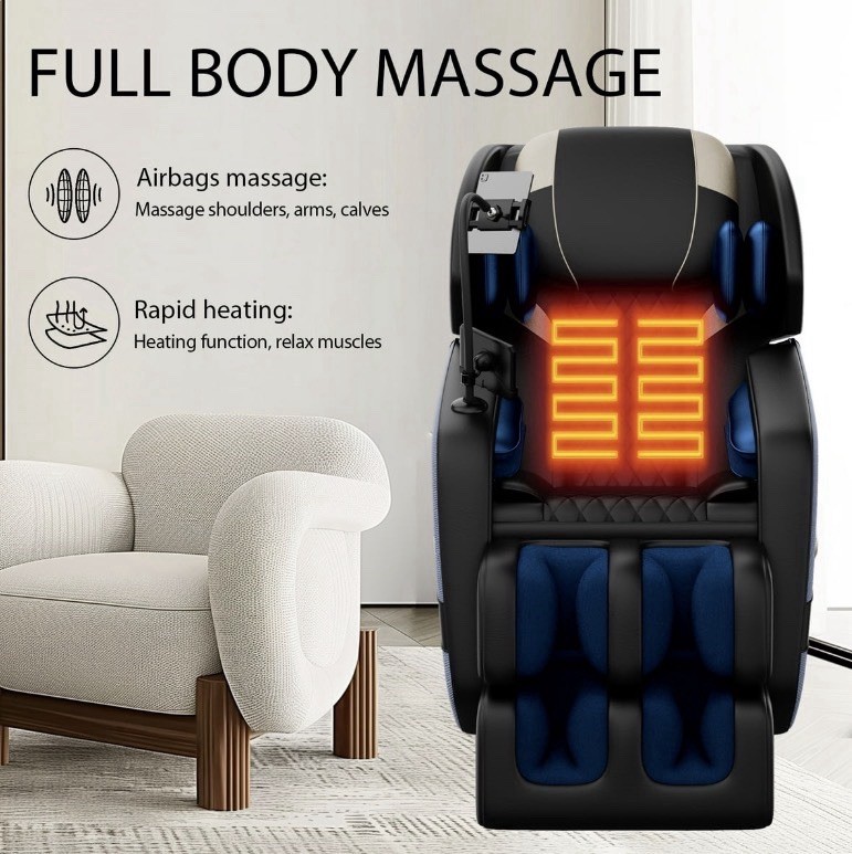 Massage Chair Recliner Zero Gravity Full Body Air Pressure Heat Foot gallery