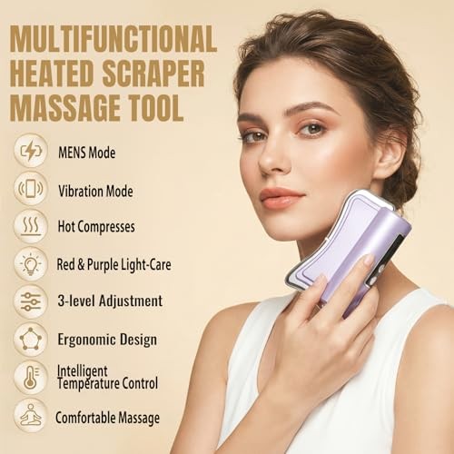 2026 New Upgrad Electric Muscle Scraper Tool for Full Body, Massage, Purple gallery