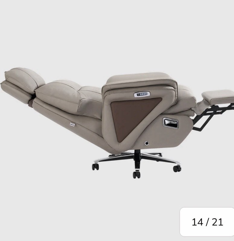 Okup Leather Electric Massage Recliner w/ Side Control Panel office chair gallery