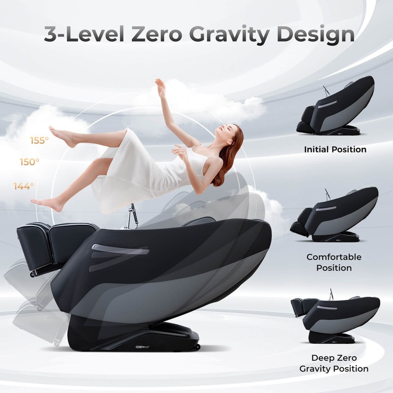 Zero Gravity SL Track Full Body Massage Chair w/ Airbag Massage & Waist Heating gallery