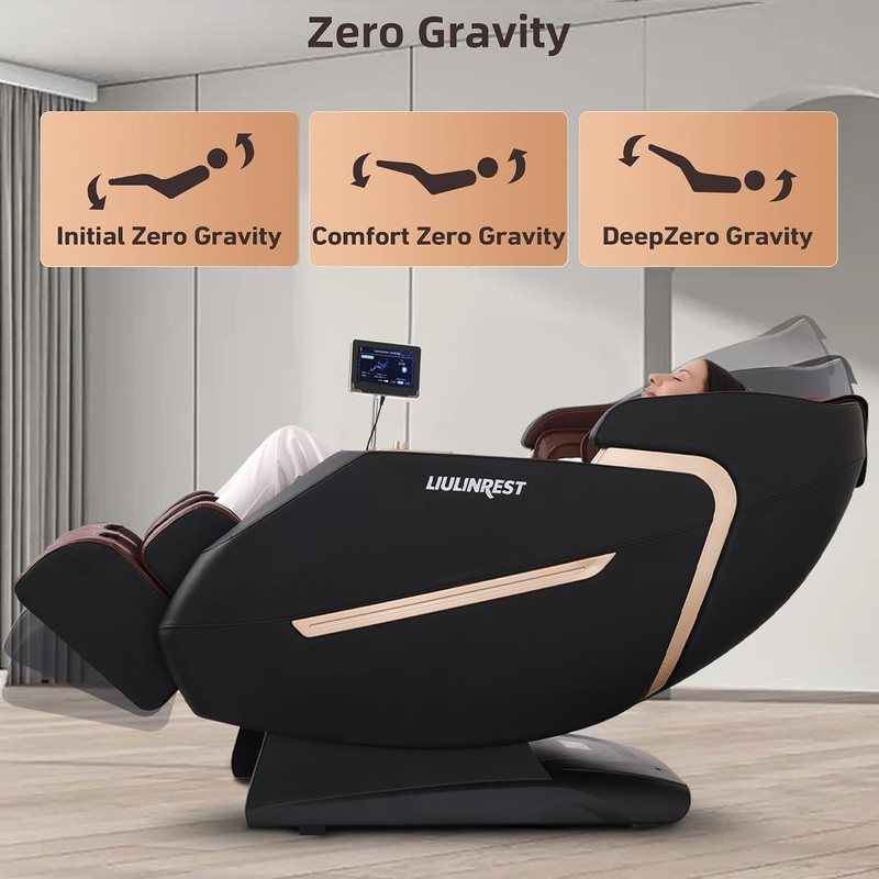 Buy Confidence with Full Body Massage Chair AI Voice control SL Track Recliner gallery