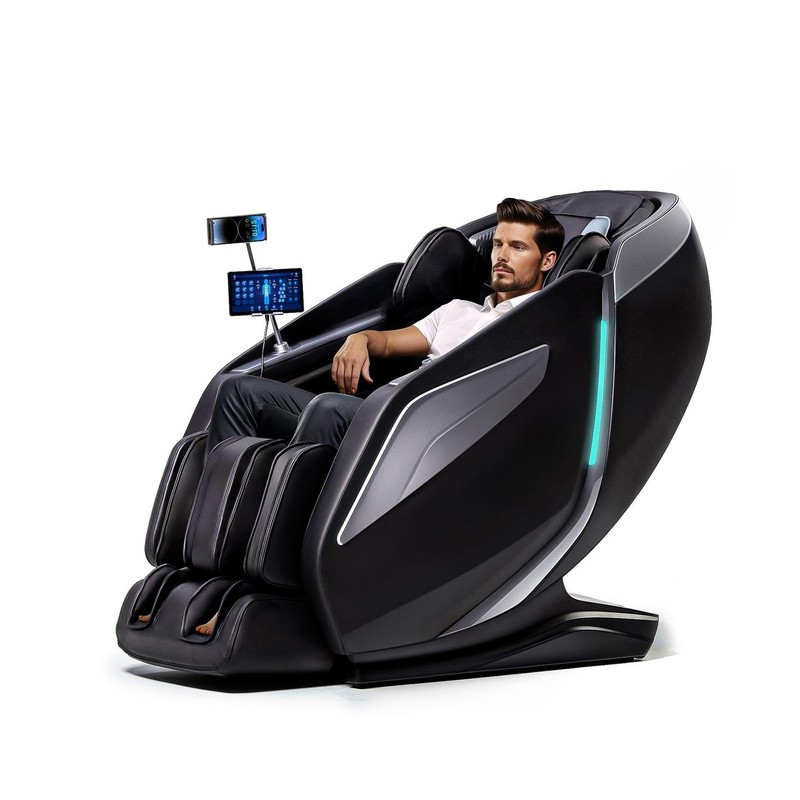 4D Massage Chair Full Body Zero Gravity Recliner - 55“ SL-Track,15 Auto Mo