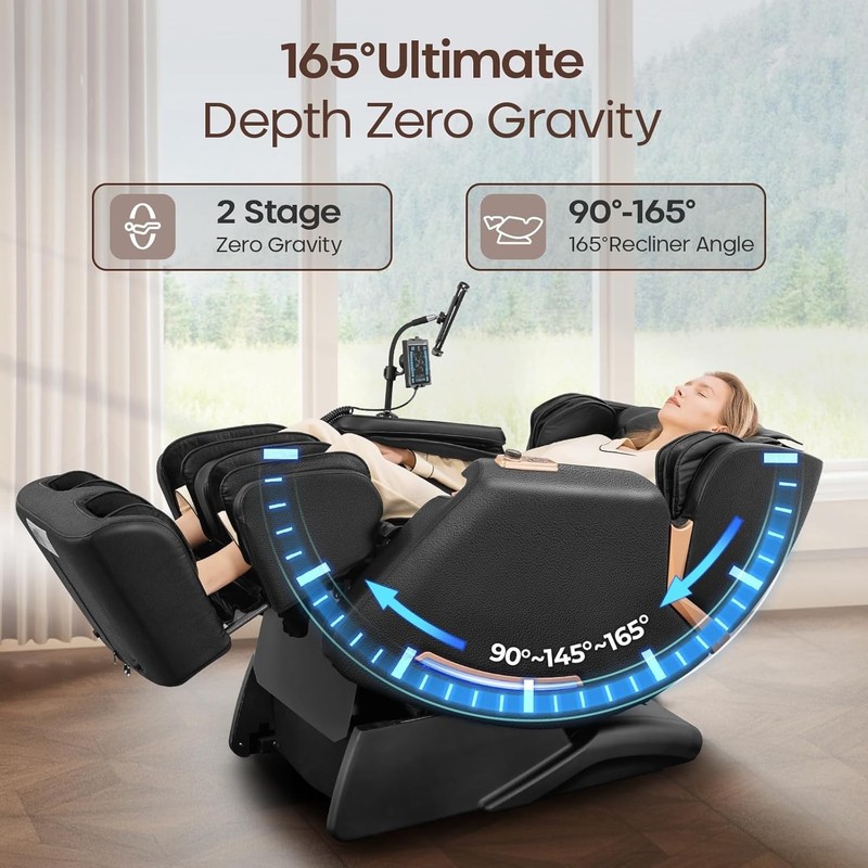 4D Massage Chairs Full Body - 53.5 Extend Sl Track Shiatsu Massage Chair gallery