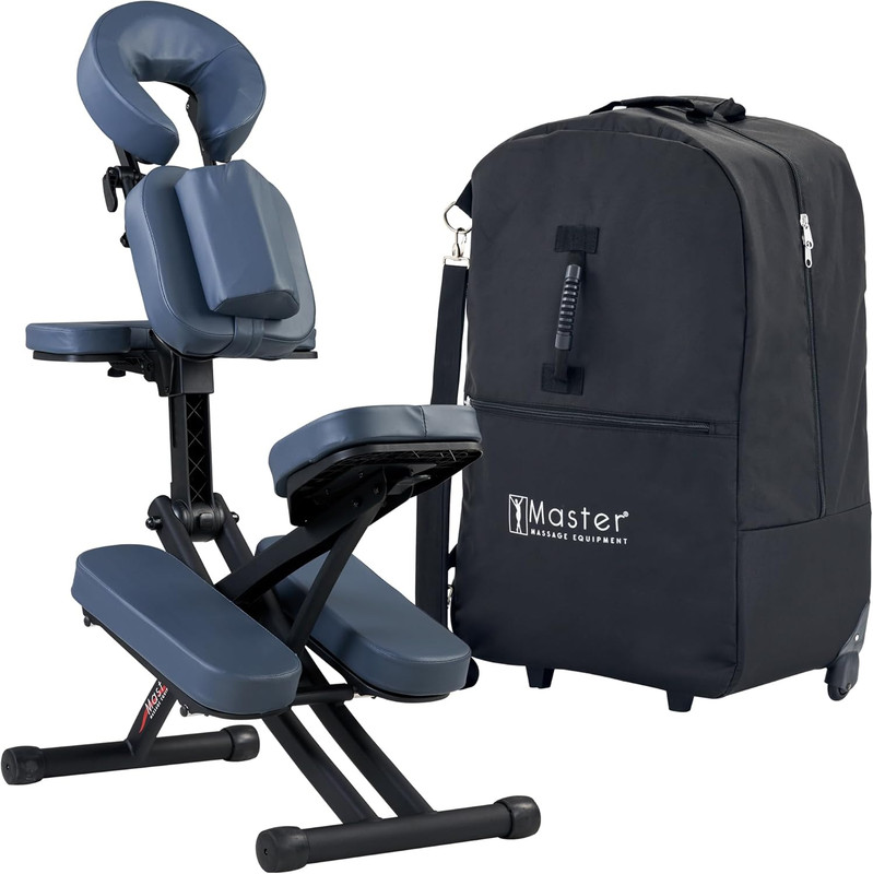 Master Massage Rio Portable Massage Chair – Lightweight & Fully Adjustable, Roya