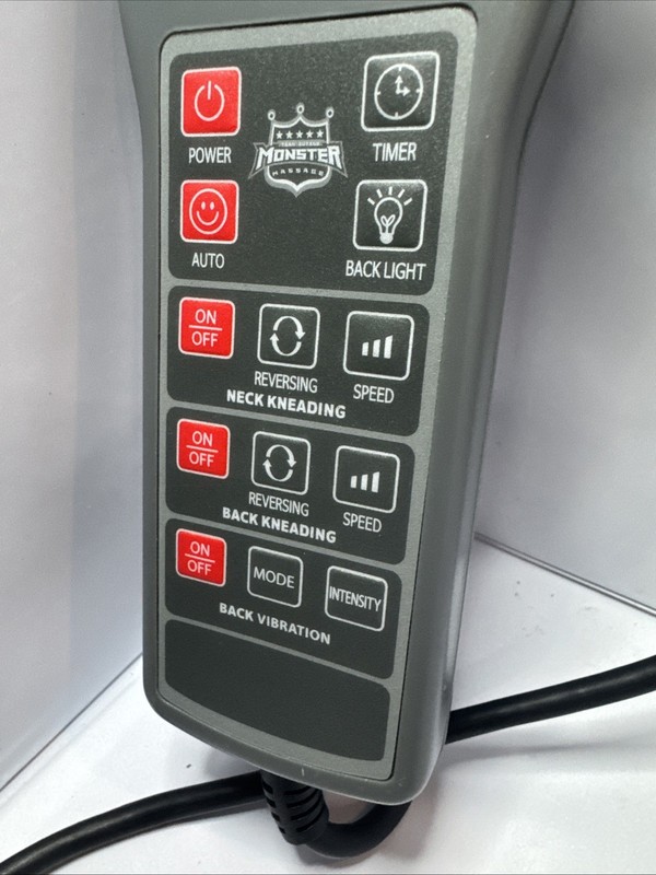 13-Pin Monster Massage Chair Remote Control Hand Control Model E-996SC gallery