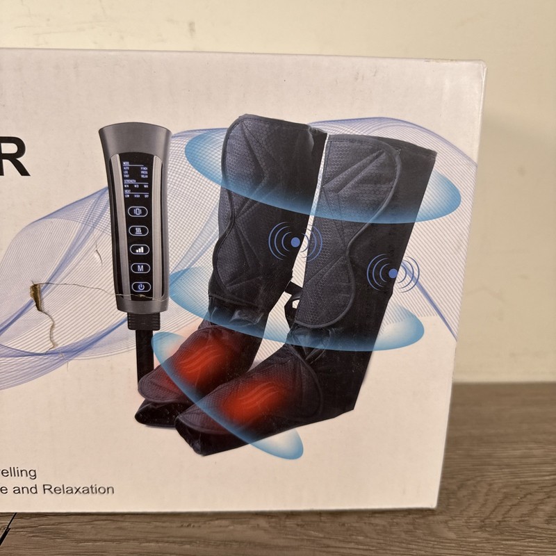 HuBDIC HubiCare Leg Air Massager - Revitalize Circulation With Heat Feet & Calfs gallery