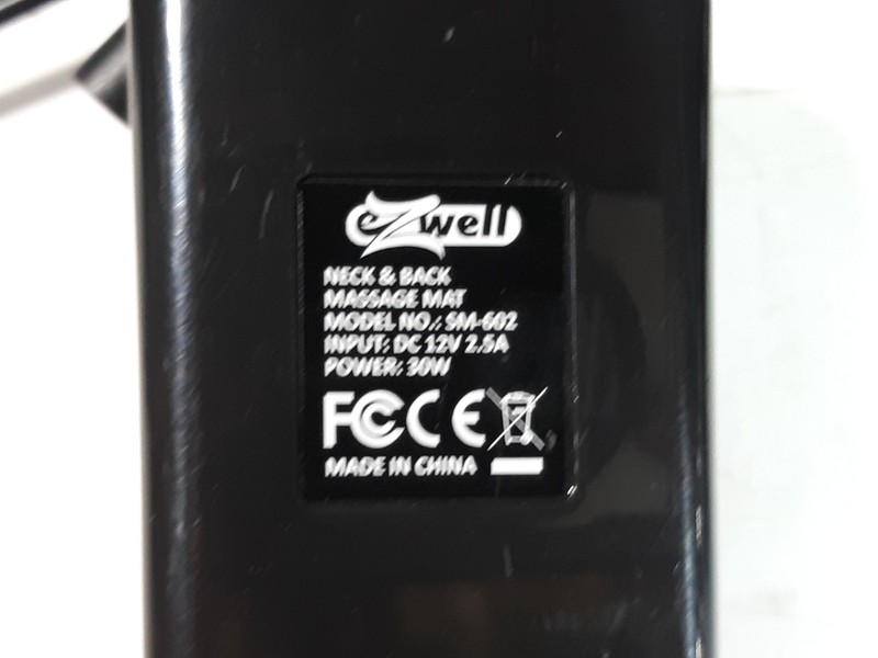 Ez-well SM-602 Neck & Back Massage Mat w/ Remote & Heat gallery