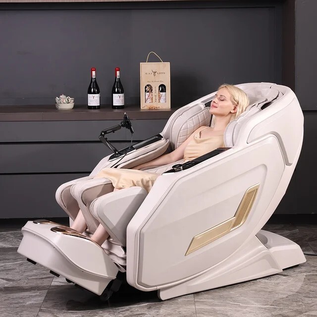 Luxury Full Body Zero Gravity Massage Chair Heating Head Foot 180° Bluetooth Ai gallery