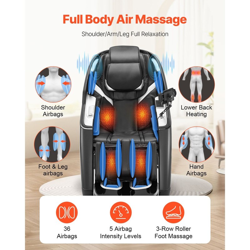 Massage Chair with Extended SL Track and Yoga Stretch gallery