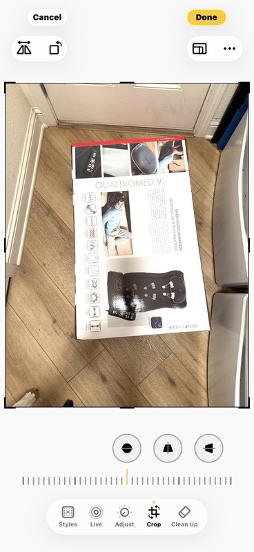 Quattrromed V BT massage chair / massage seat cushion - Used Twice gallery