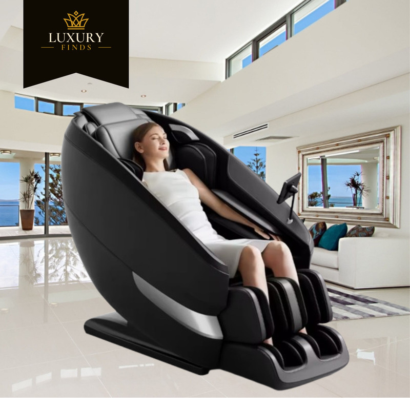 Deluxe Shiatsu Massage Chair Recliner – Heat, LCD Touch, Zero Gravity, Full Body