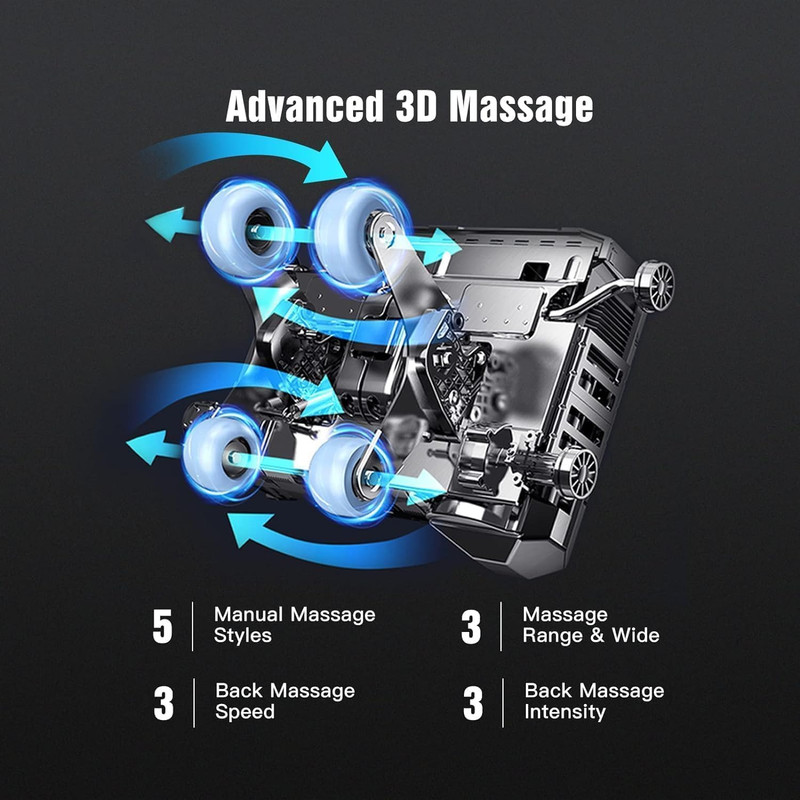 MD906 Zero Gravity Massage Chair - Full Body Relaxation with AI Control & Heat gallery
