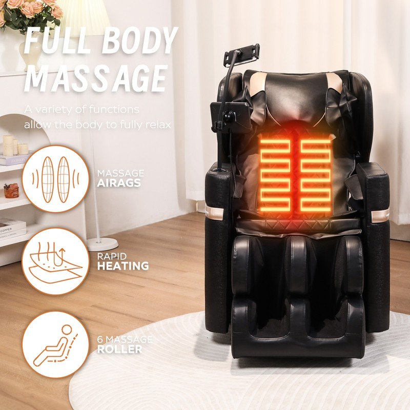 Full Body Massage Chair Recliner with Zero Gravity & Air Pressure gallery
