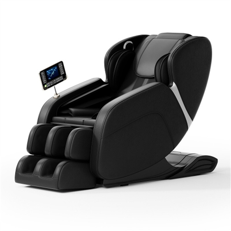 Black Full Body 3D Zero Gravity Massage Chair Recliner LCD Touch Screen Bluetoot gallery