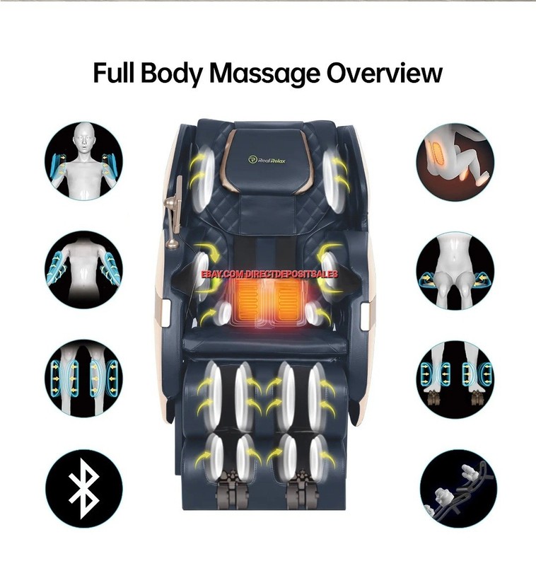 Luxury Full Body Zero Gravity Massage SL Chair Heating Head Foot 🇺🇸 USA STOCK gallery
