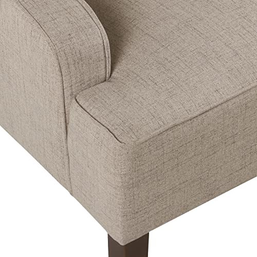 Home Decor | Upholstered Swoop Arm Accent Chair | Accent Chairs for Living gallery