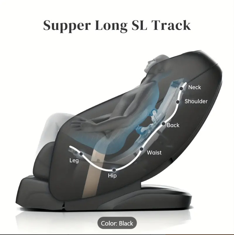 Healthrelife Full Body Massage Chair Massage Recliner SL Track Yoga Stretching gallery