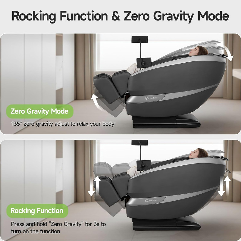 2026 Full Body Massage Chair with Zero Gravity, Bluetooth & 12 Auto Modes gallery