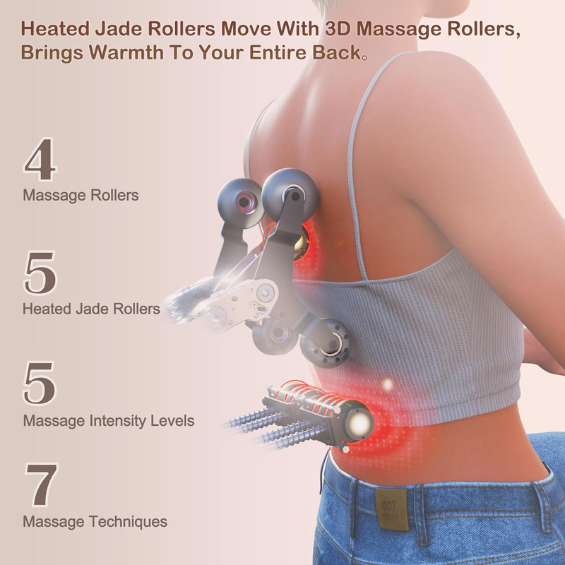 KZ-313 2026 Heated Jade Roller Massage Chair Full Body, Deep Zero Gravity Sl-Tra gallery
