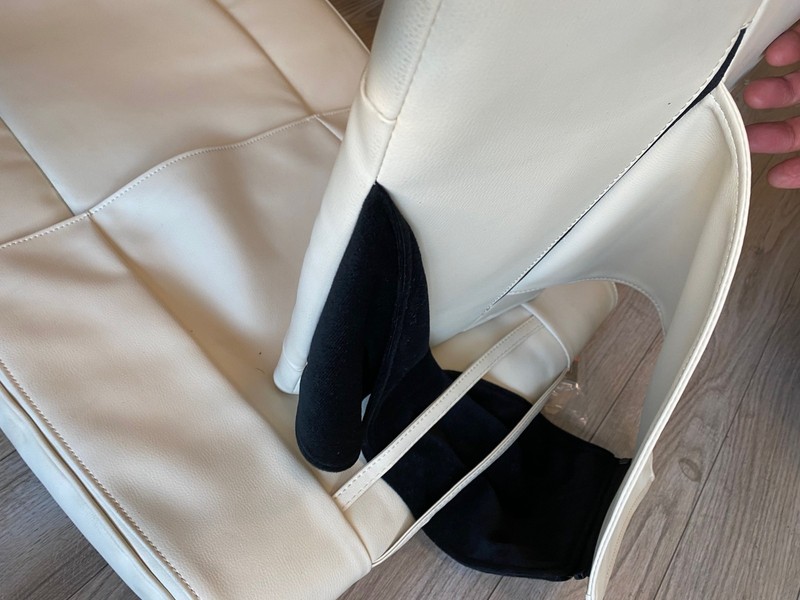 Human Touch ZeroG 3.0 Massage Chair Zero Gravity Recliner Pad Set - Bone Vinyl gallery