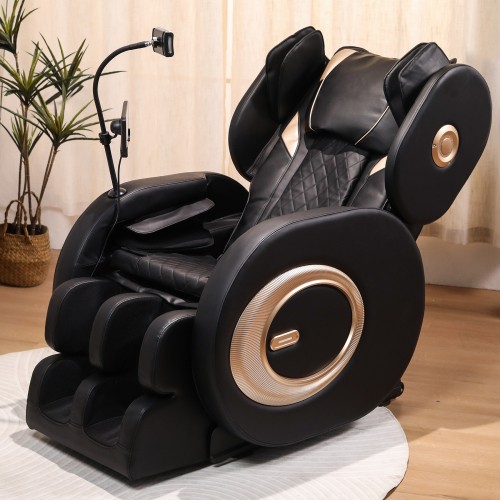2026 Massage Chair Recliner with Zero Gravity with Full Body Air Pressure Black gallery