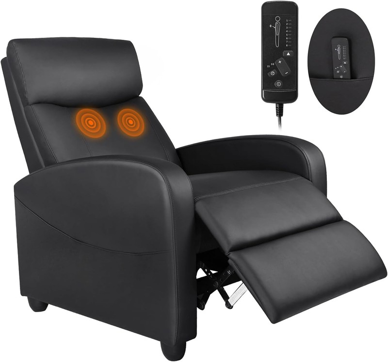 Massage Recliner Chair Adjustable Home Theater gallery