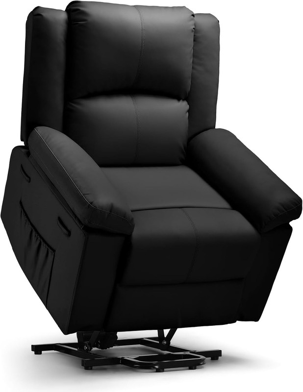 COMHOMA Power Lift Recliner for Elderly, Lift Chair with Heat and Massage，PU Rec gallery