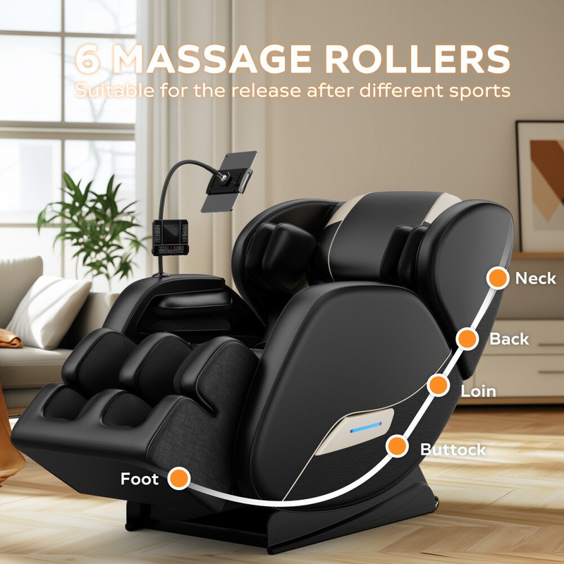 2026 Smart Massage Chair L Track Zero Gravity Full Body Heat Pain Relief gallery