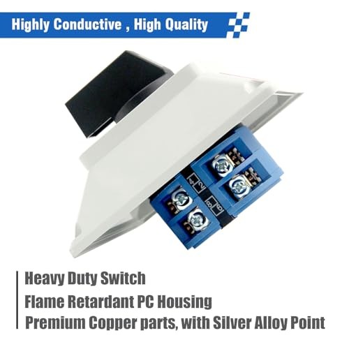 63A 660V 2 Pole Rotary Changeover Switch with Outer Box, 3 Position ON-Off-ON, gallery