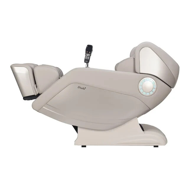 Osaki Hiro L-Track Heated Zero-G Bluetooth USB Charger 3D Massage Chair Gray gallery