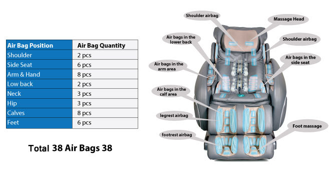 Taupe Osaki OS-4000T Executive Zero Gravity Massage Chair Recliner Foot Rollers gallery