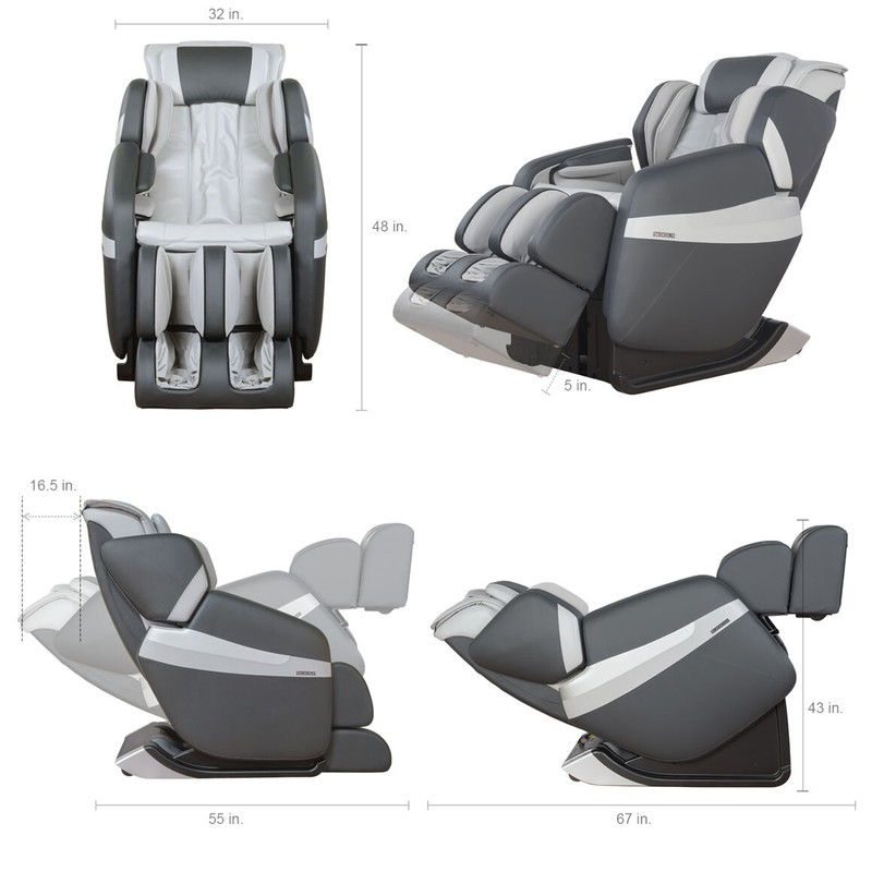 RELAXONCHAIR MK-CLASSIC Massage Chair (Gray) [New in Box] gallery