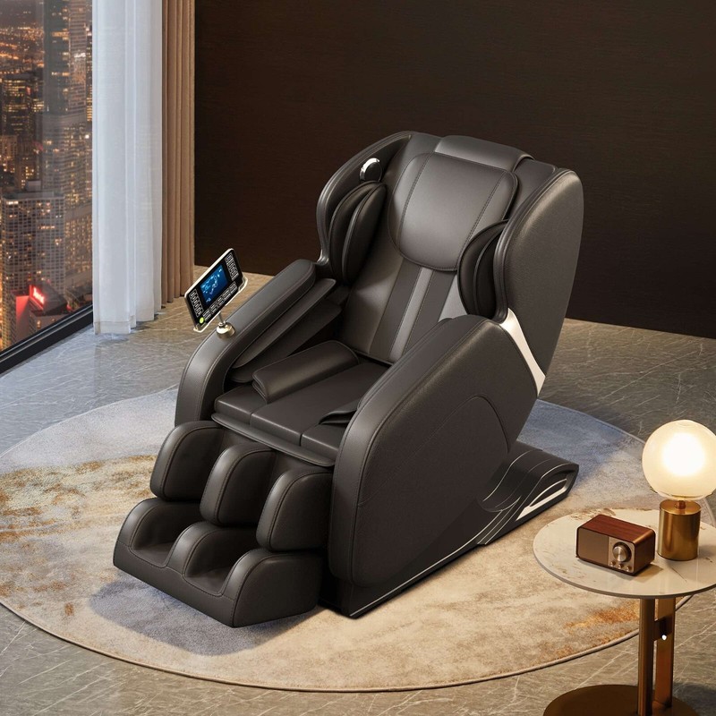 Full-Body Zero Gravity Massage Chair with Deep Tissue Rollers, Lcd, Touchscreen gallery