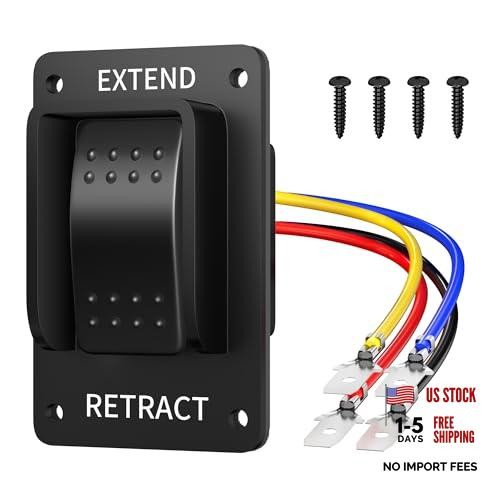 RV Jack Switch 387874 Electric Power Stabilizer Jack Rocker – Momentary