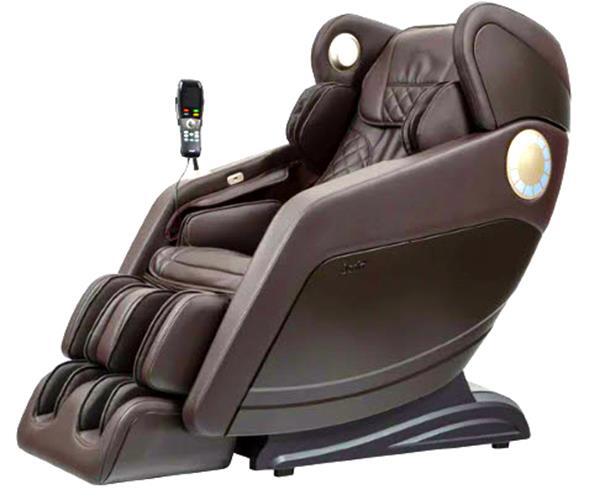 Osaki Hiro L-Track Heated Zero-G Bluetooth USB Charger 3D Massage Chair (Brown)
