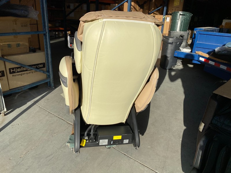 Osaki Pinnacle Massage Chair Zero Gravity Recliner with Heat in Cream Taupe gallery