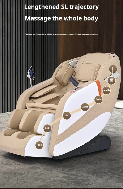 Luxury Full Body 4D Zero Gravity Massage Chair Heating SL Foot 180° Bluetooth gallery