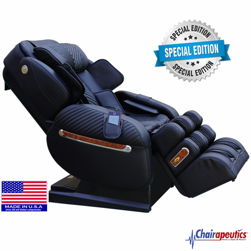 Luraco i9 Max Special Edition Split L-Track EZ-Entry Medical Massage Chair Black gallery