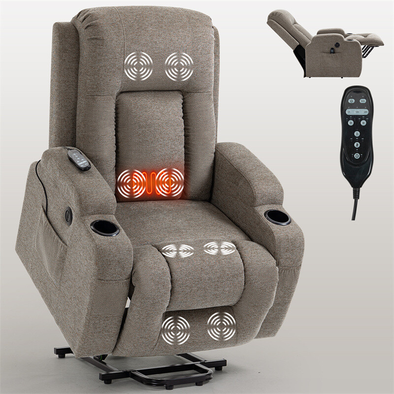 Position Single Motor Up to 350 LBS Power Lift Recliner Chair for Elderly gallery